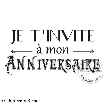 Anniversaire Et Fete Tampon Je T Invite A Mon Anniversaire Par Meldon Anniversaire Et Fete Tampon Je T Invite A Mon Anniversaire Par Meldon