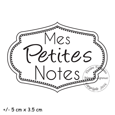 Bullet Journal - Planner - Organisation : TAMPON MES PETITES NOTES par ...